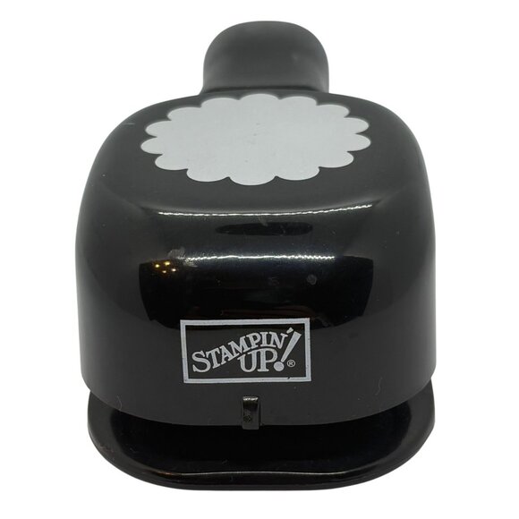 Stampin' Up! | Office | Stampin Up 34 Scallop Circle Paper Punch Black ...